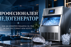 Професионален Ледогенератор – Как Да Изберем Машина За Лед За Бар, Ресторант Или Хотел