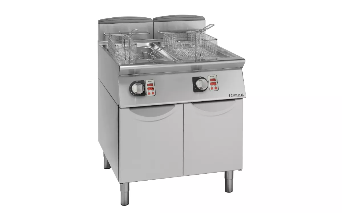 MELTING ELECTRIC FRYER - 17+17L.