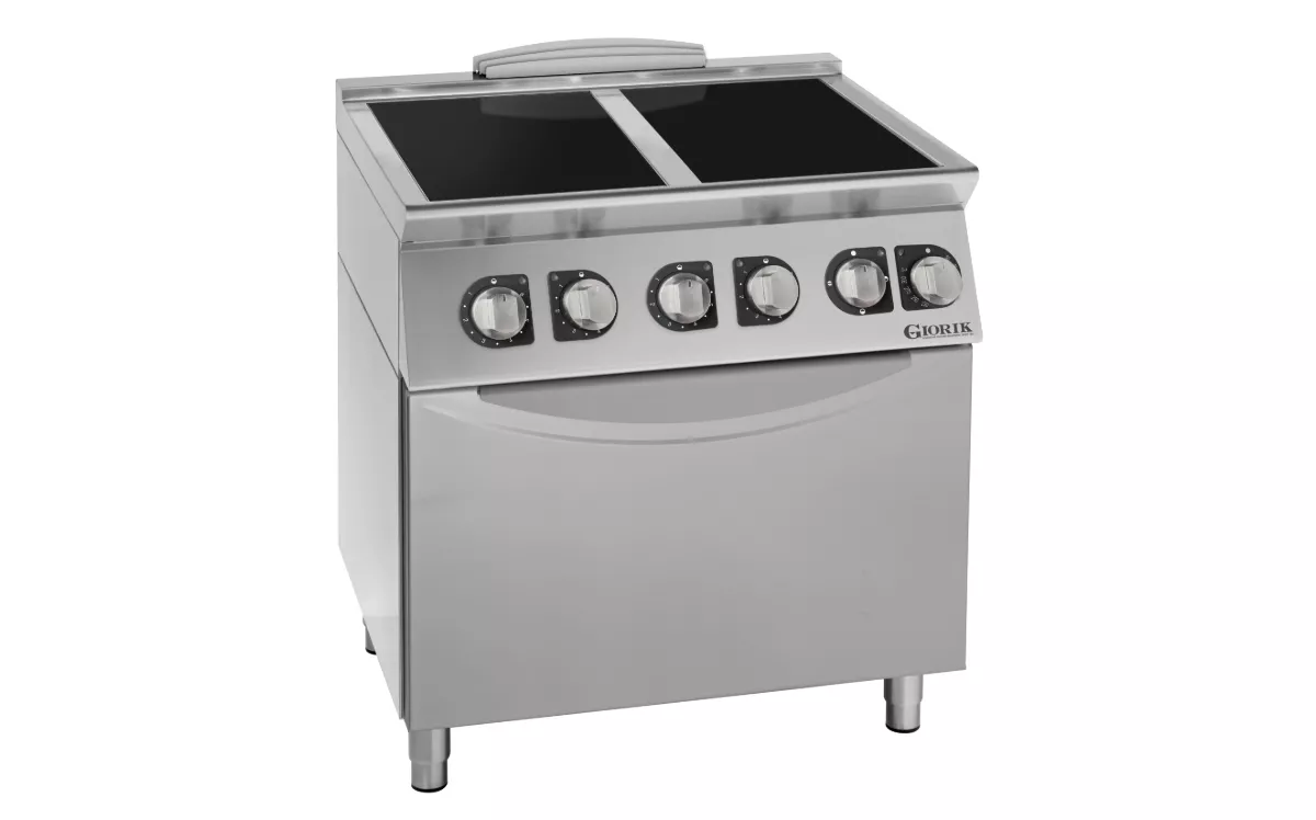 CERAMIC GLASS HOB ON ELECTRIC OVEN