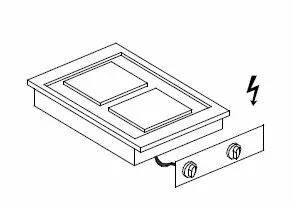 Котлони за вграждане, електрически - 2х22x22см.