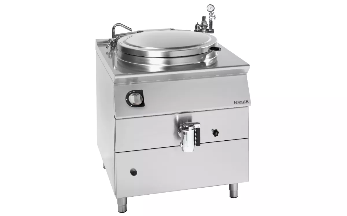 Gas Boiling Pan - Indirect Heating 50L. Gas Boiling Pan - Indirect Heating 50L.