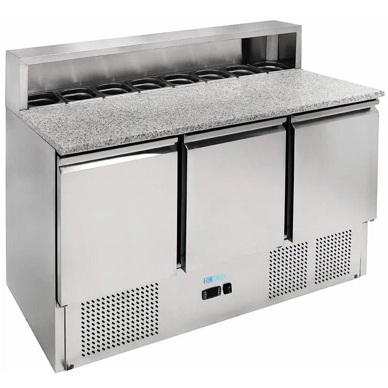 Хладилник - саладета, хоризонтален, среднотемпературен, три врати