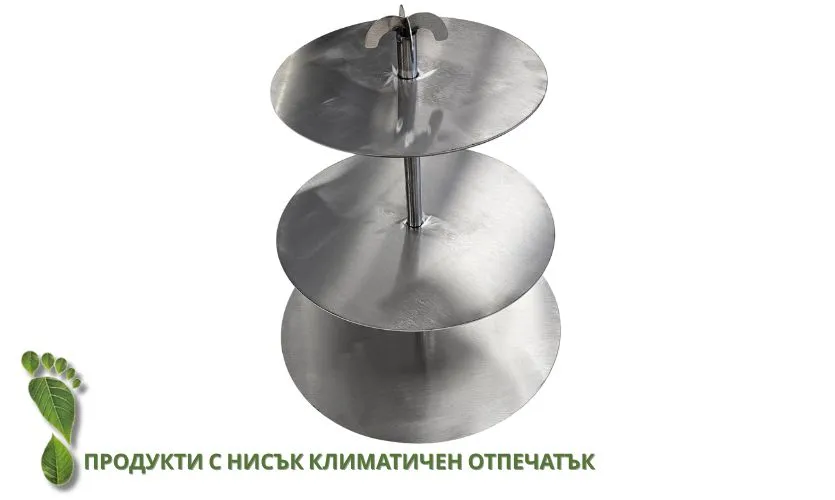 Етажна стойка за торти от нераждаема стомана