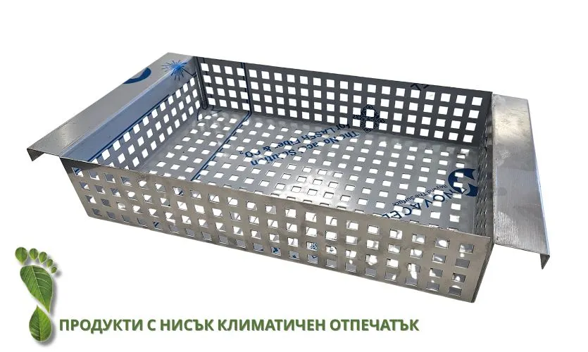 Кошница за измиване и изцеждане на храна - 40x25x2