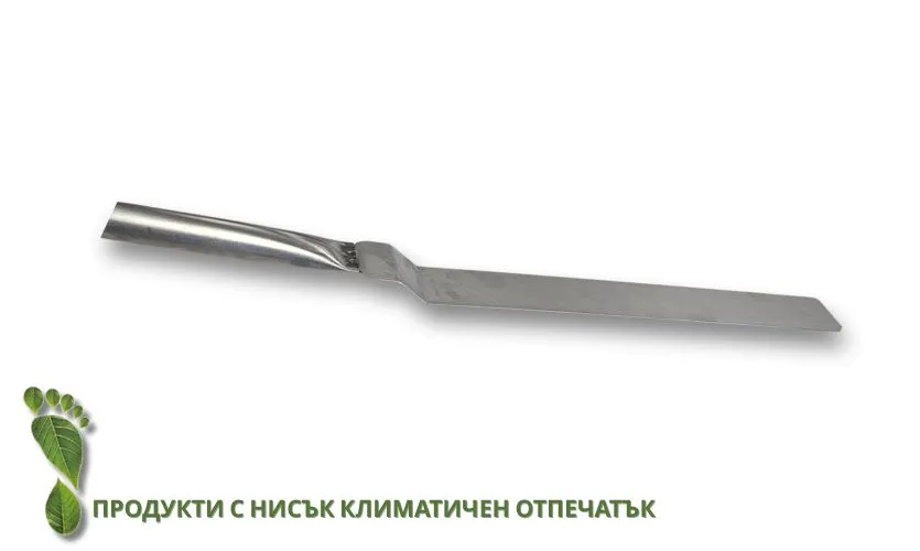 Лопатка за декорация от нераждаема стомана правоъгълна 15x0.25x0.9