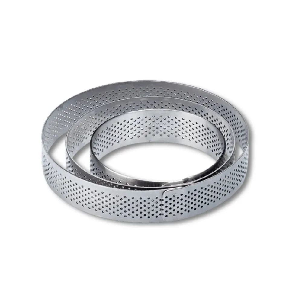 Ринг - кръг, микроперфориран, неръждаема стомана. Размер: 9х3,5см.