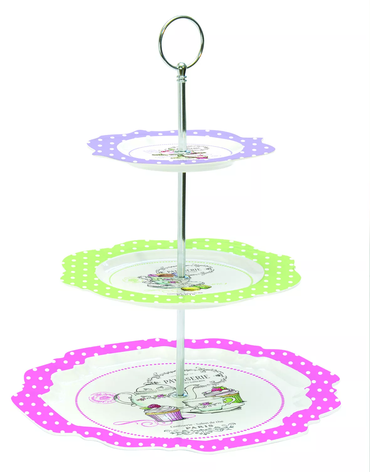 Cake plate - three tier