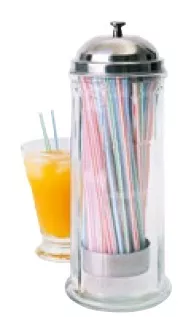 Straw holder jar