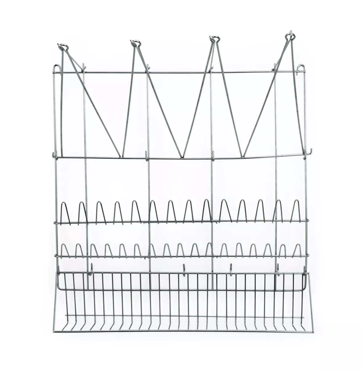 Pastry bag and tube wall rack