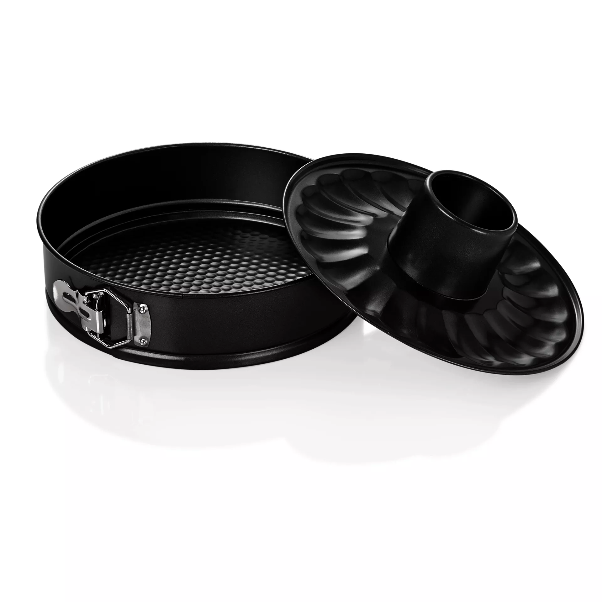 Springform cake tin with bundt insert