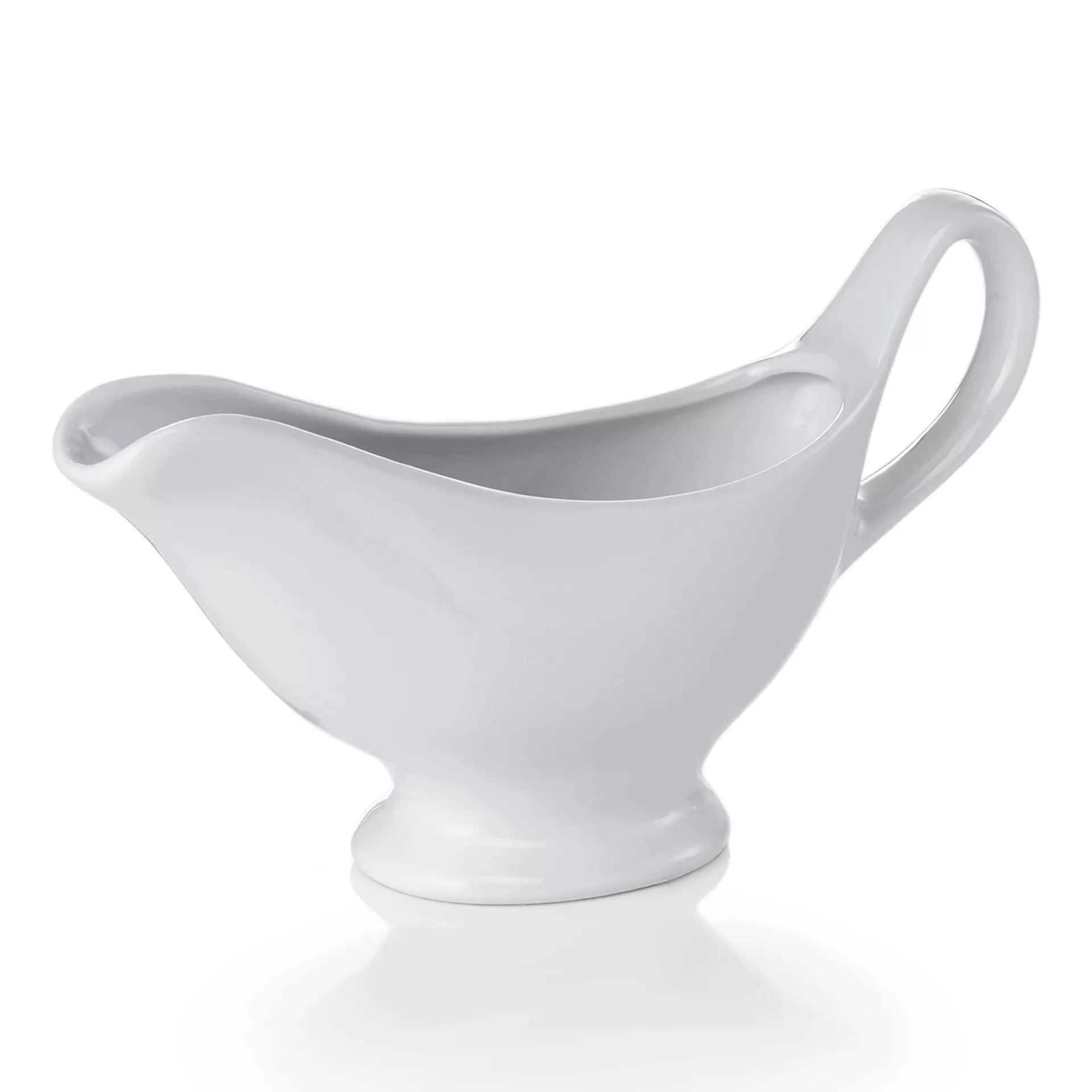 Gravy boat with foot