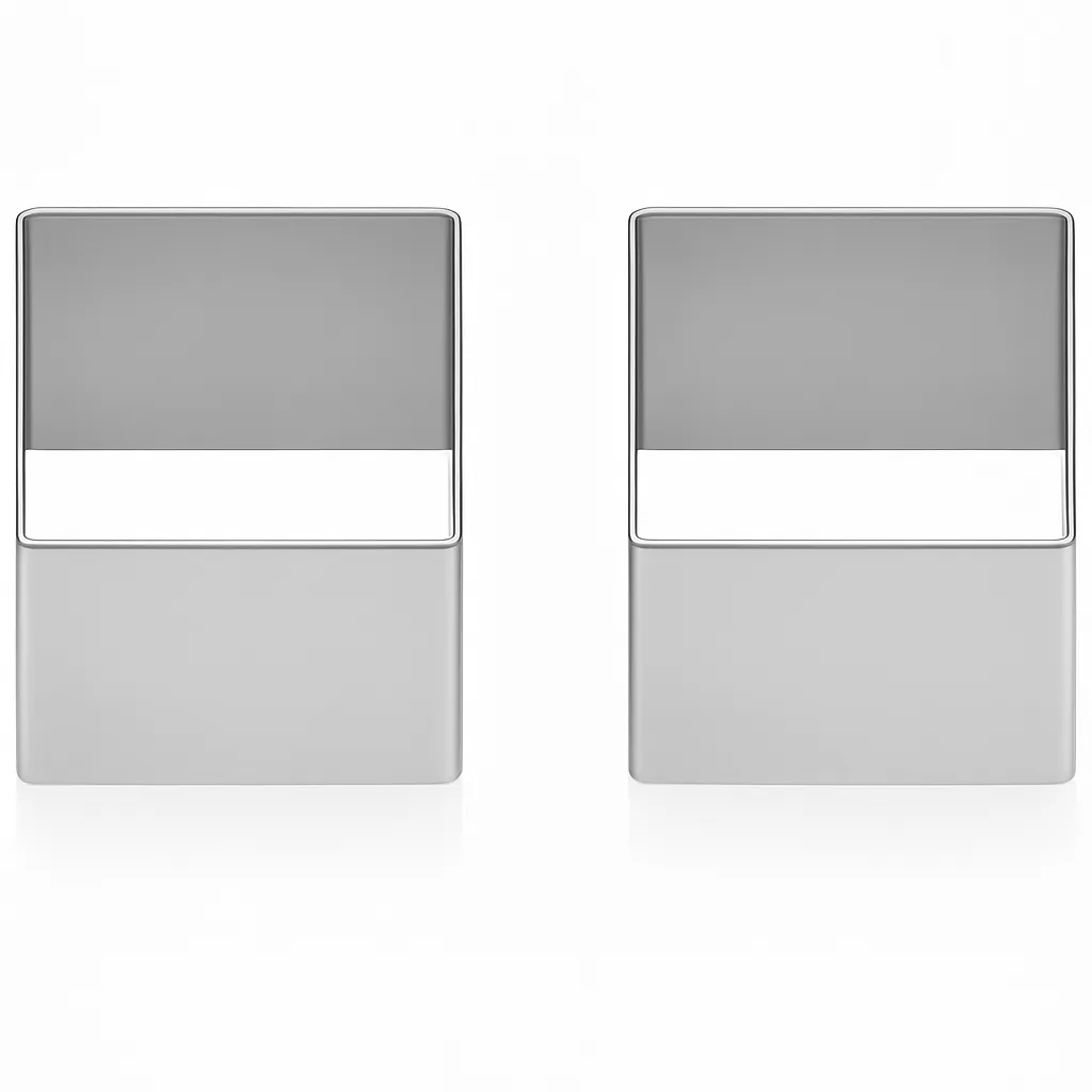 Set 2pc. dessert and food moulds - square