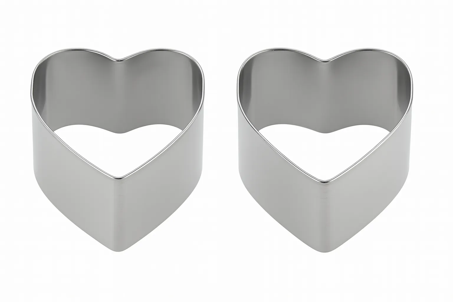 Комплект 2бр. форми за гарнитура - сърце