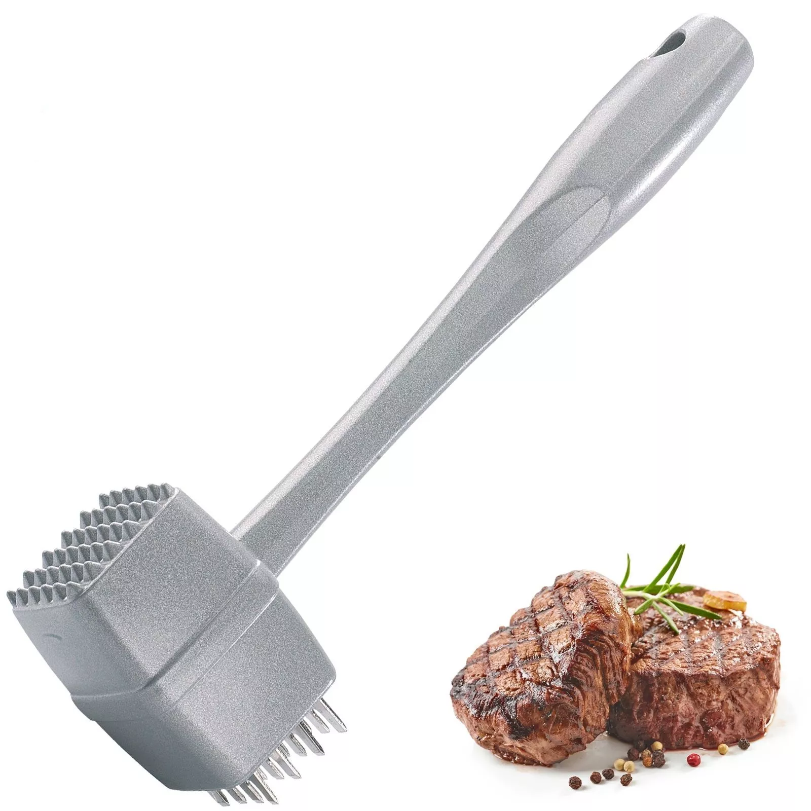 Чук за месо с шипове за окрехкотяване