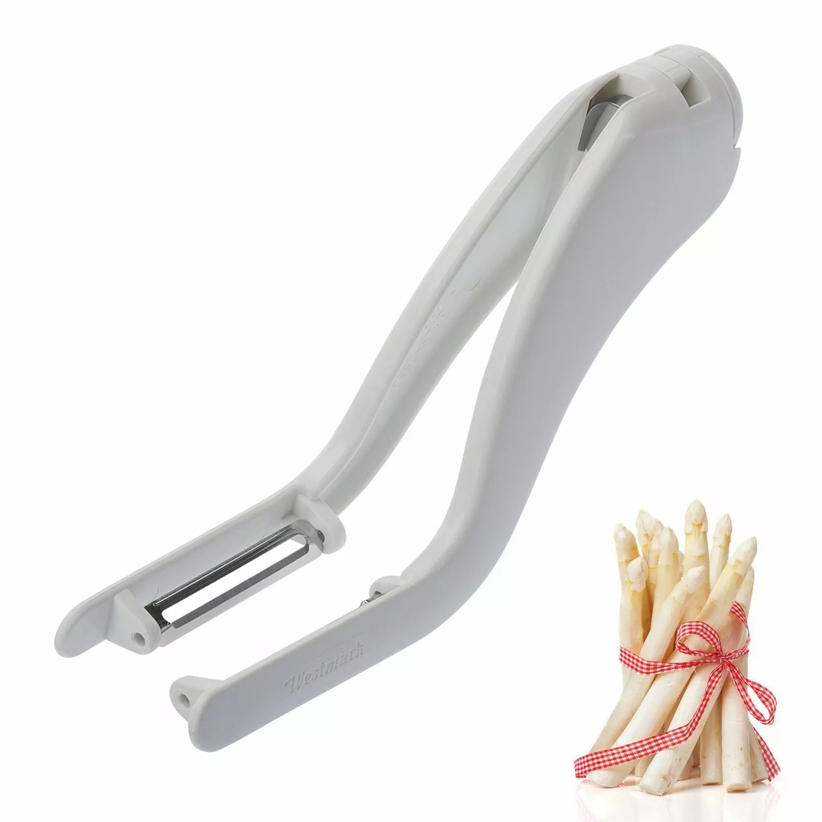 Double peeler for asparagus