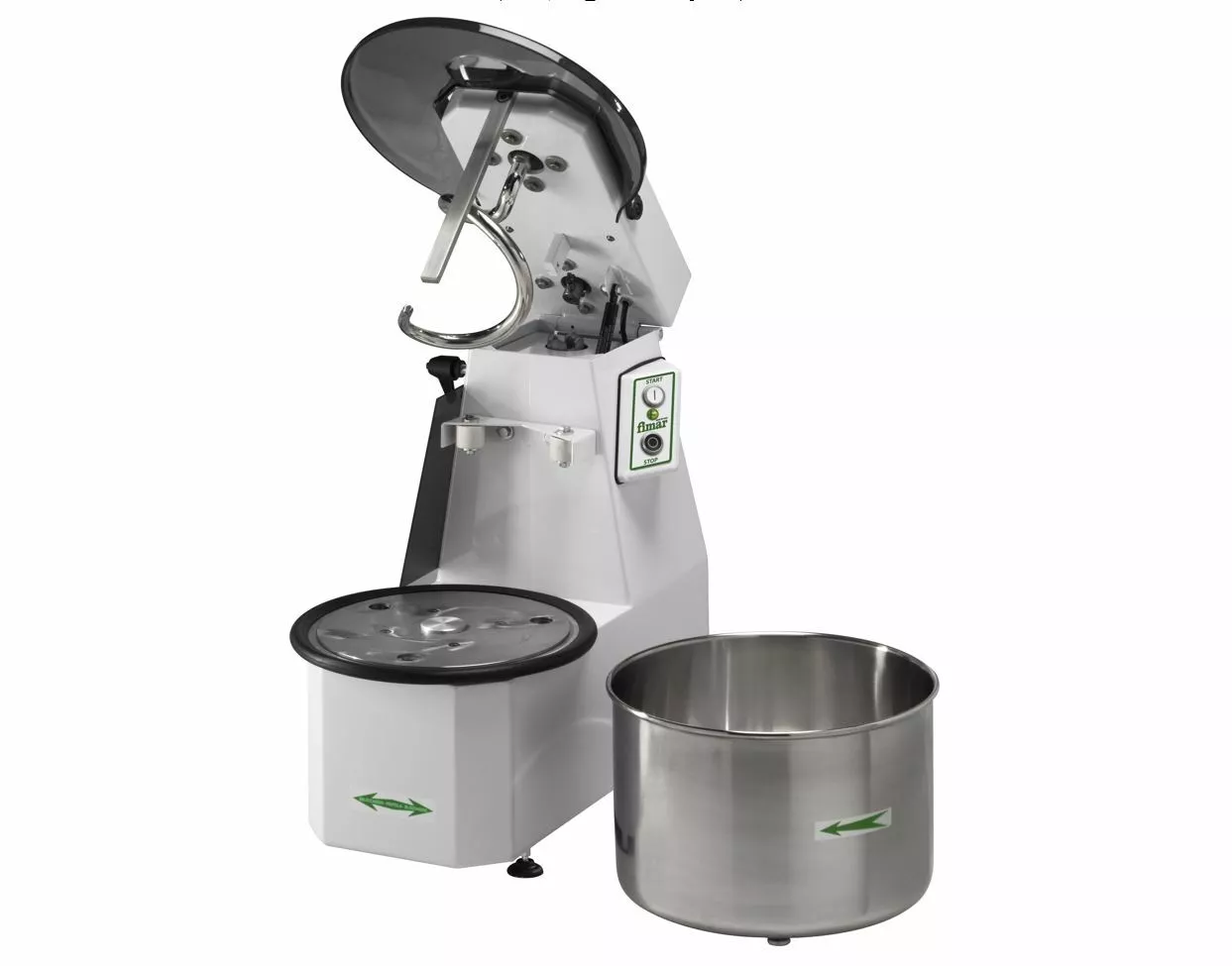 Тестобъркачка -  вдигаща се глава, подвижен казан