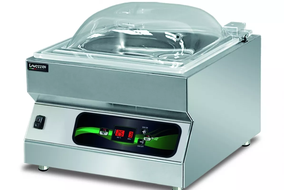 Вакуум машина с купол - вътрешно изтегляне, полуавтоматична