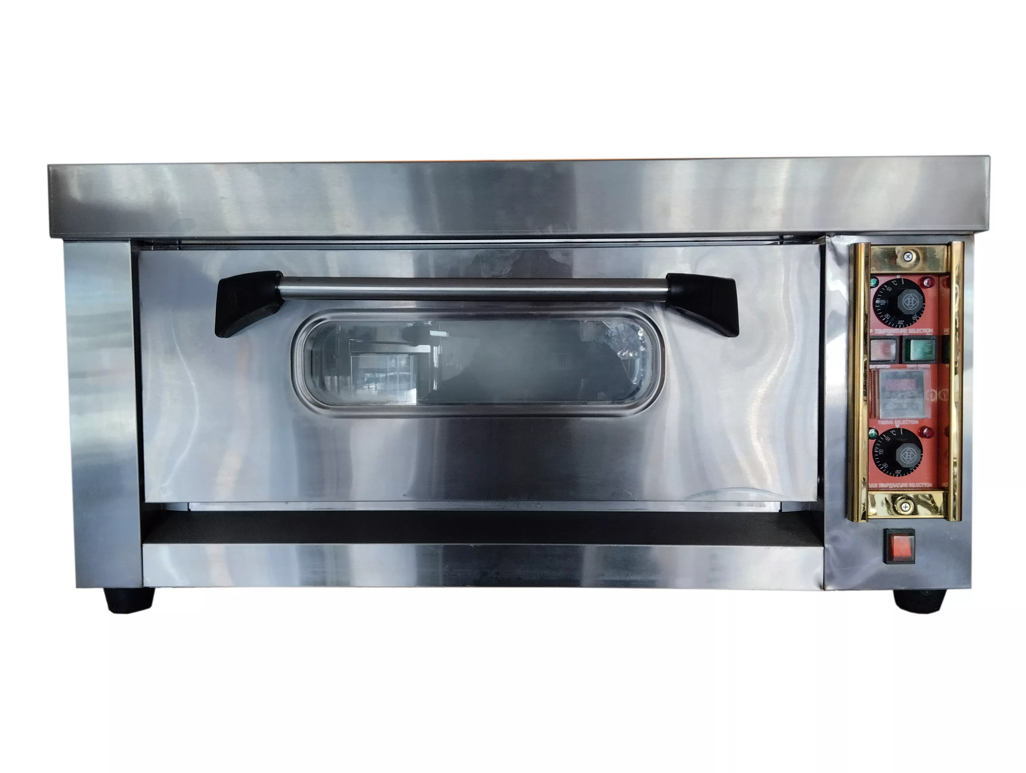 Electric oven with 1 chamber for 1 tray 60x40cm. Electric oven with 1 chamber for 1 tray 60x40cm.