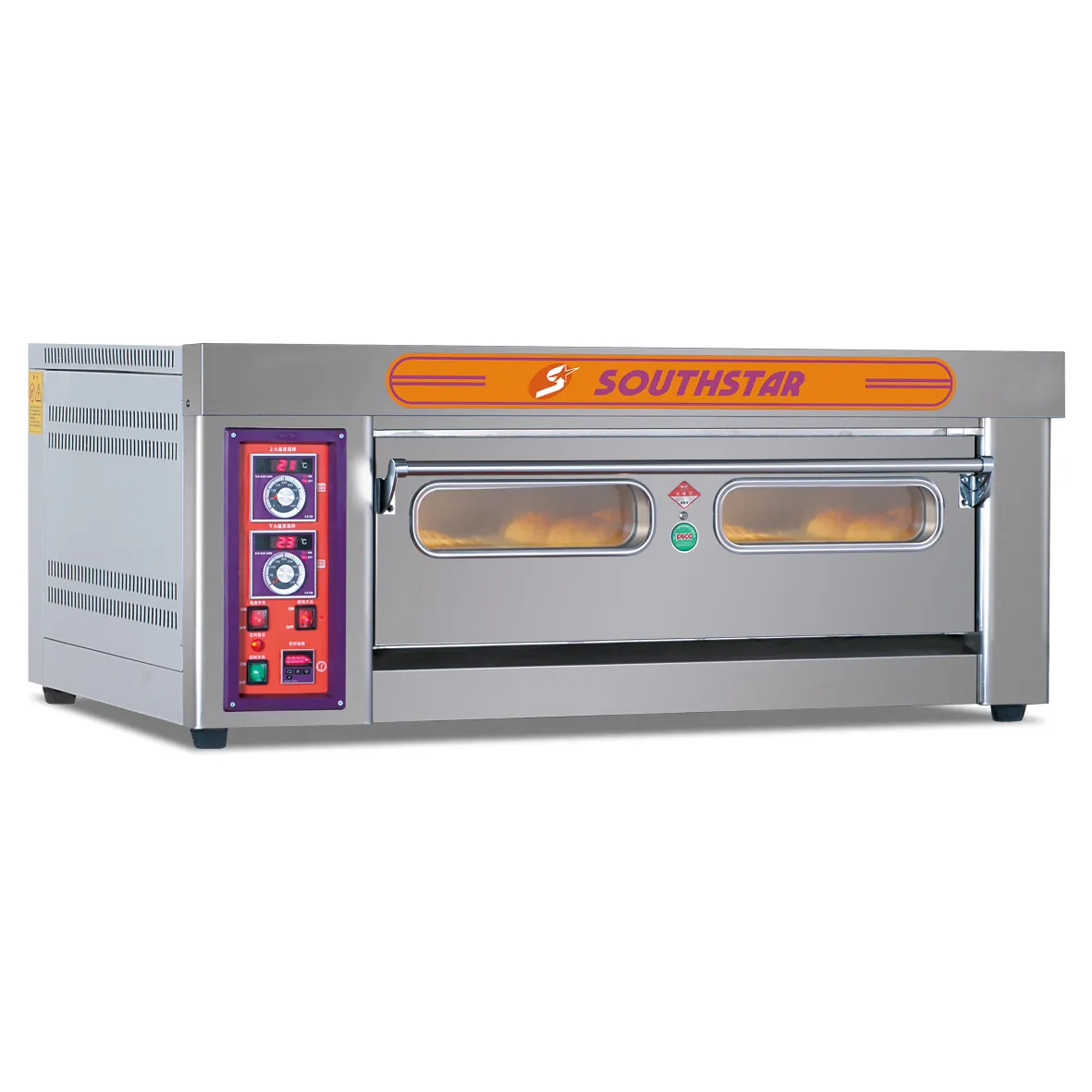 Електрическа пекарна с 1 камера за 2 тави YXD-20K 