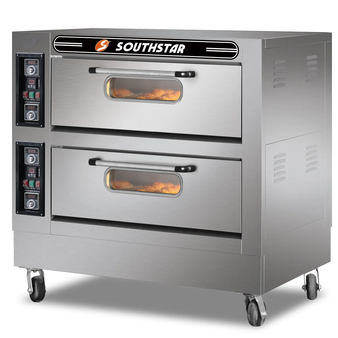 Електрическа пекарна с 2 камери за 4 тави YXD-40C 