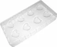 Chocolate cups - heart