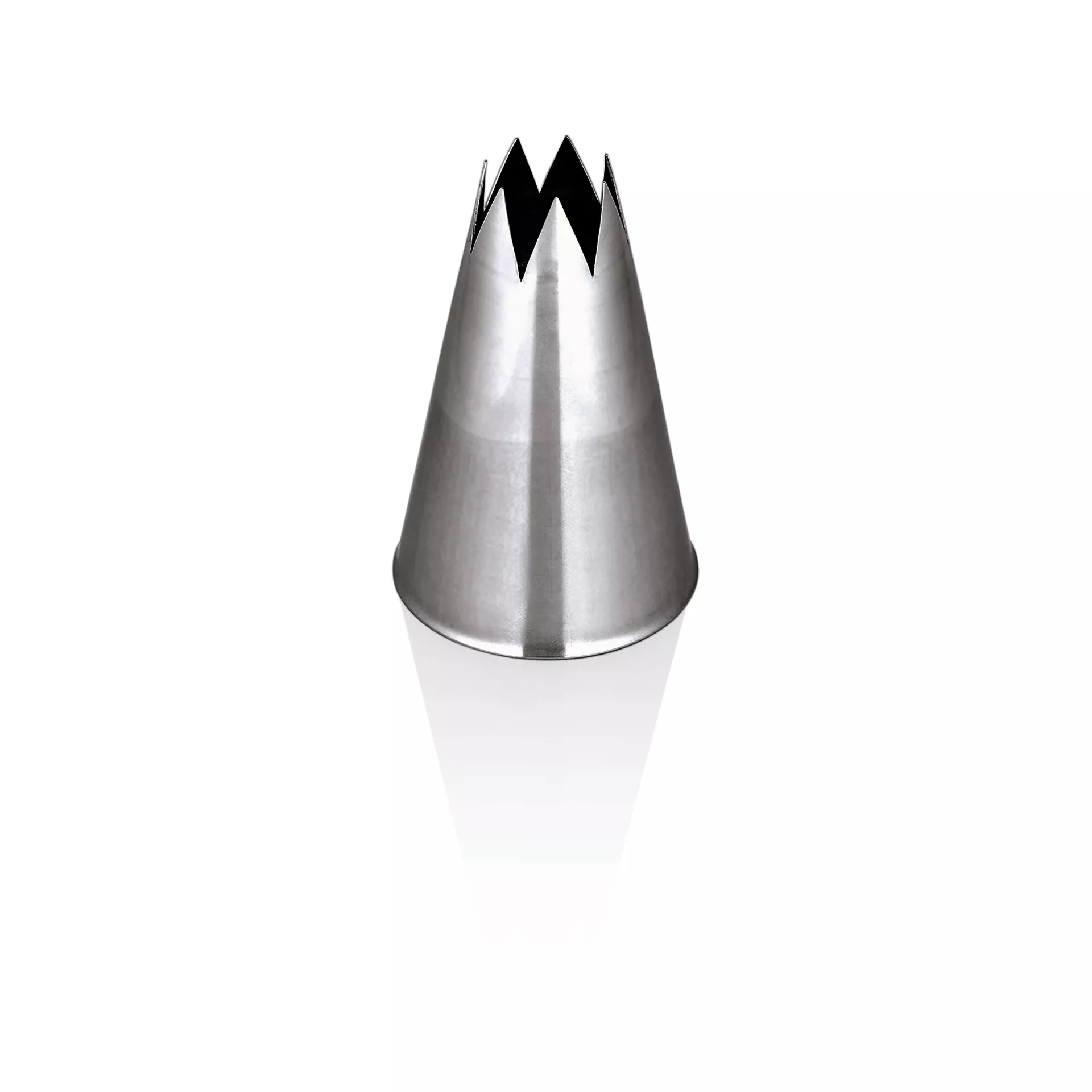 Open star pastry tube