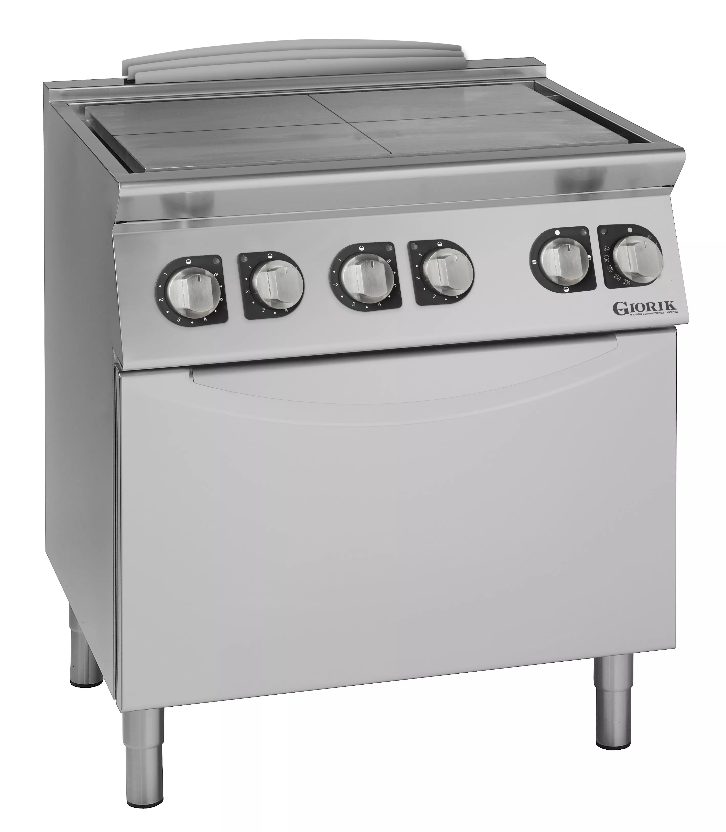 Солид топ - електрически - 4 зони, фурна GN 2/1