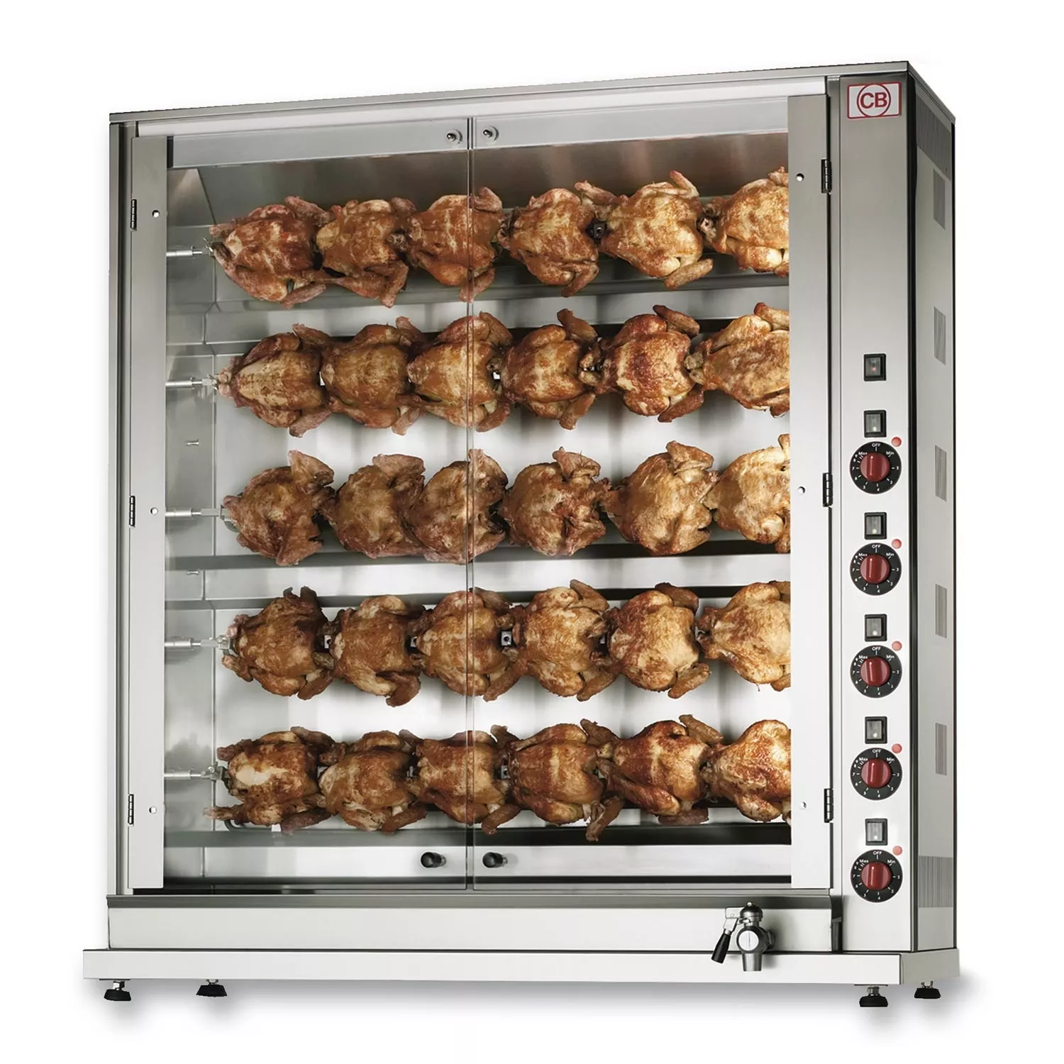 Electric chicken-spit roaster - 5 spits №: E-30P-S5 #6700 - Robusta