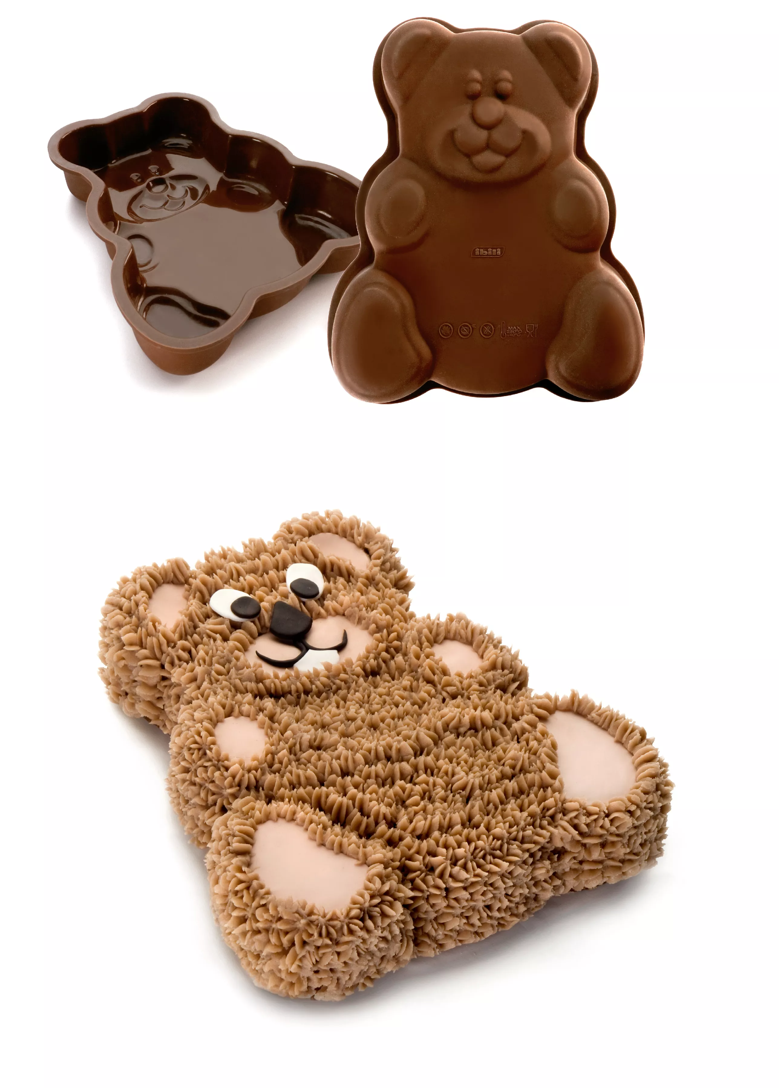 Teddy bear baking pan