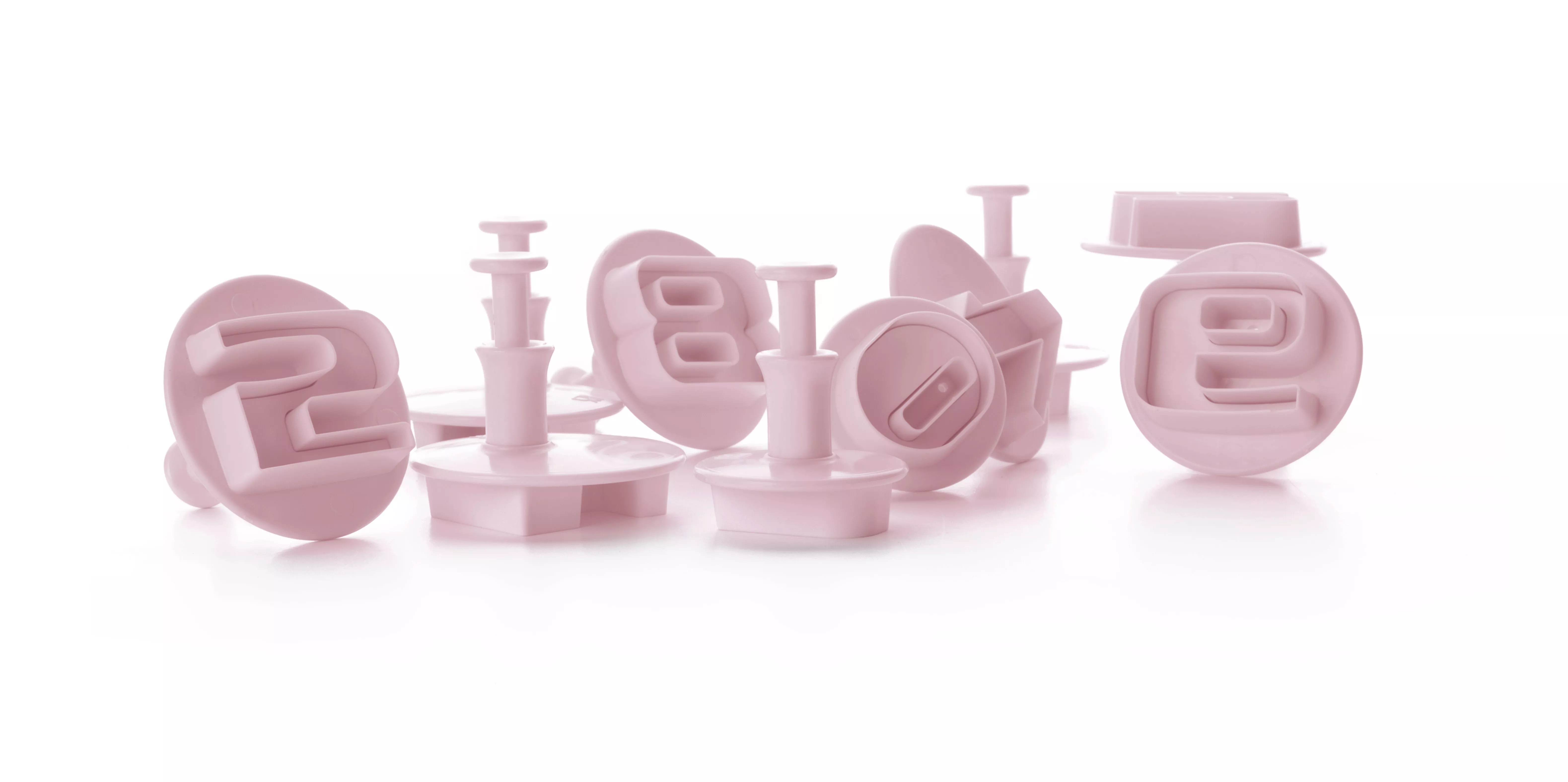 Set 10pc. cutters with ejector - numbers