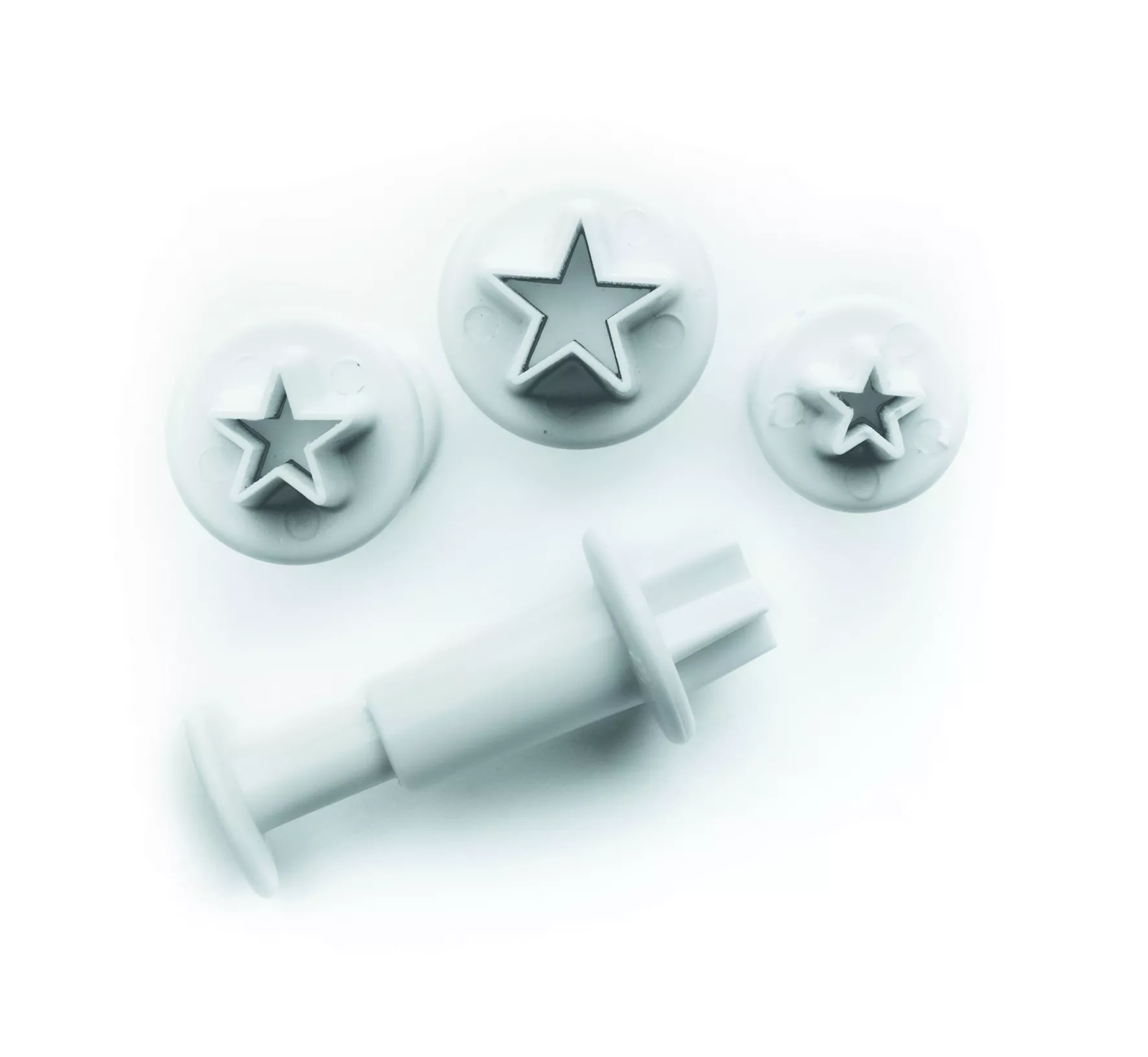 Set 3pc. cutters with ejector - star