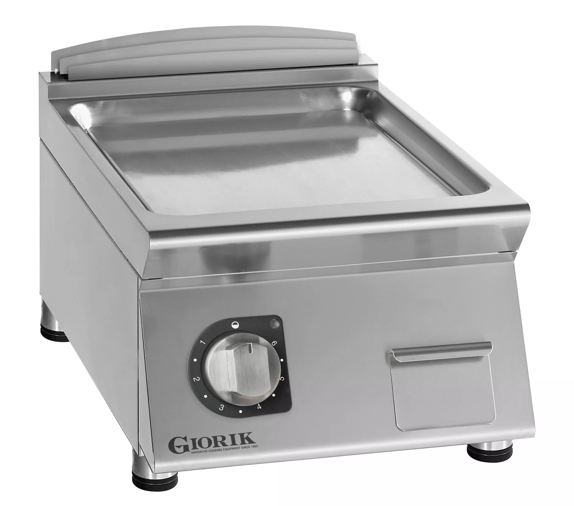 Electric Fry Top, Countertop - Smooth Satin Chrome Griddle