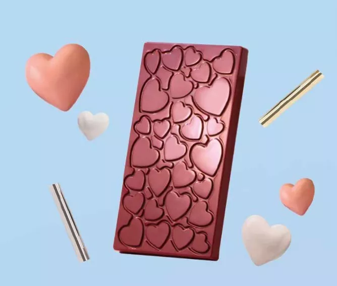 Форма за шоколад - мини сърчица