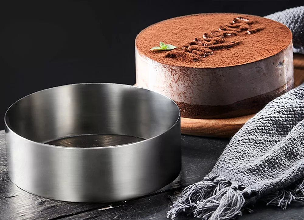 Ринг за торта от неръждаема стомана - 5см. височина