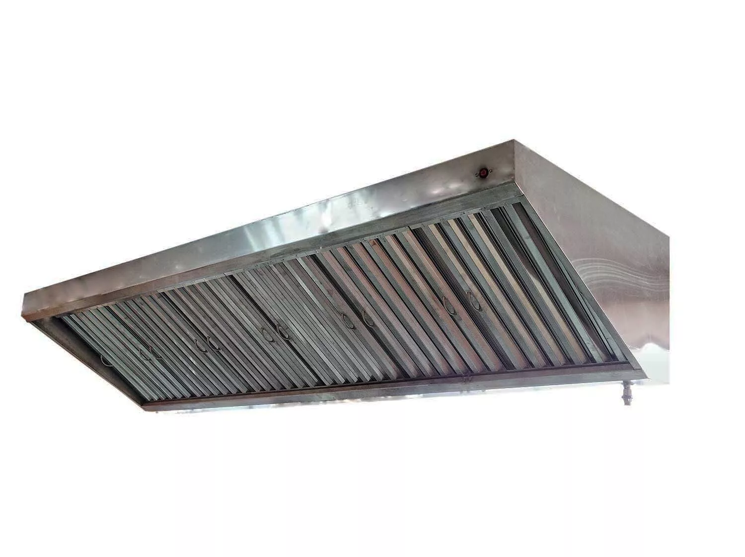 Стенни аспирационни чадъри с линеен филтър - неръждаема стомана. Серия 