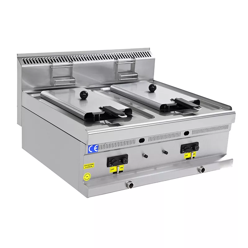 Фритюрник - газ - 2x8л.