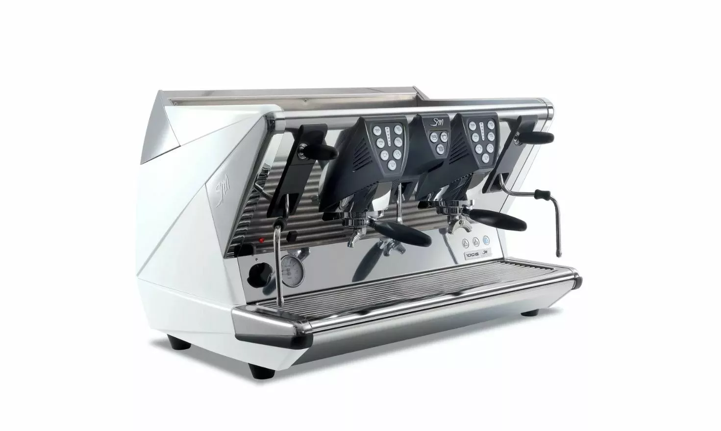 Кафе машина - цвят антрацит металик, две групи