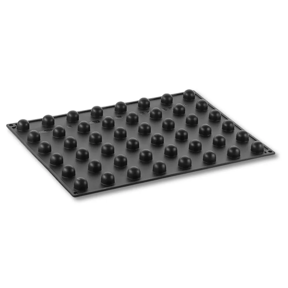 Форма за 48бр. сладки - кръг, силикон. Диаметър на сладка - 2см, капацитет - 40мл.