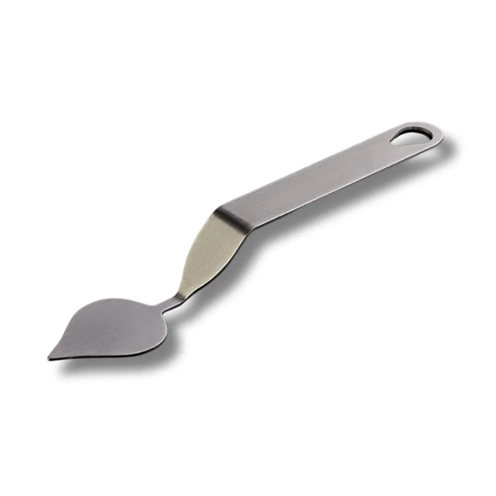 Инструмент за шоколад - листо, неръждаема стомана. Размер: 4х3см.