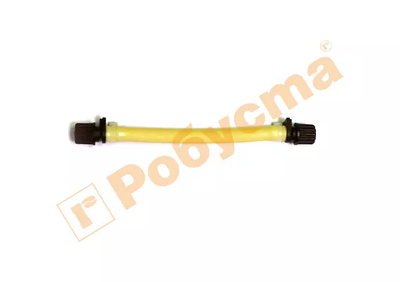 Перисталтика - основен препарат за дозатор за миялна машина, фитинги - черни с пръстеновидна гайка за маркуч ф4x6мм. Обща дължина: 185мм