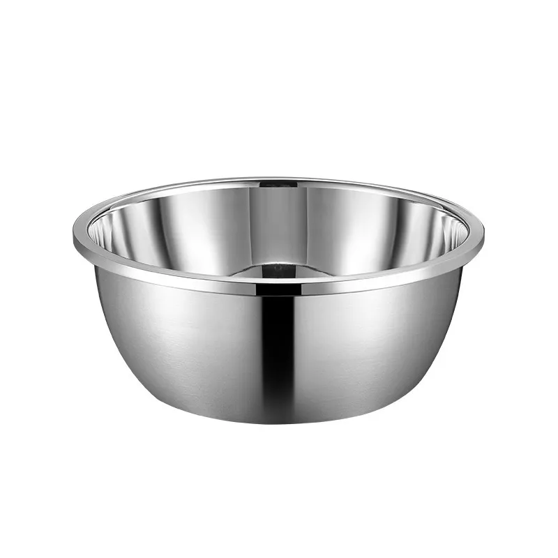 Stainless steel salad bowl
