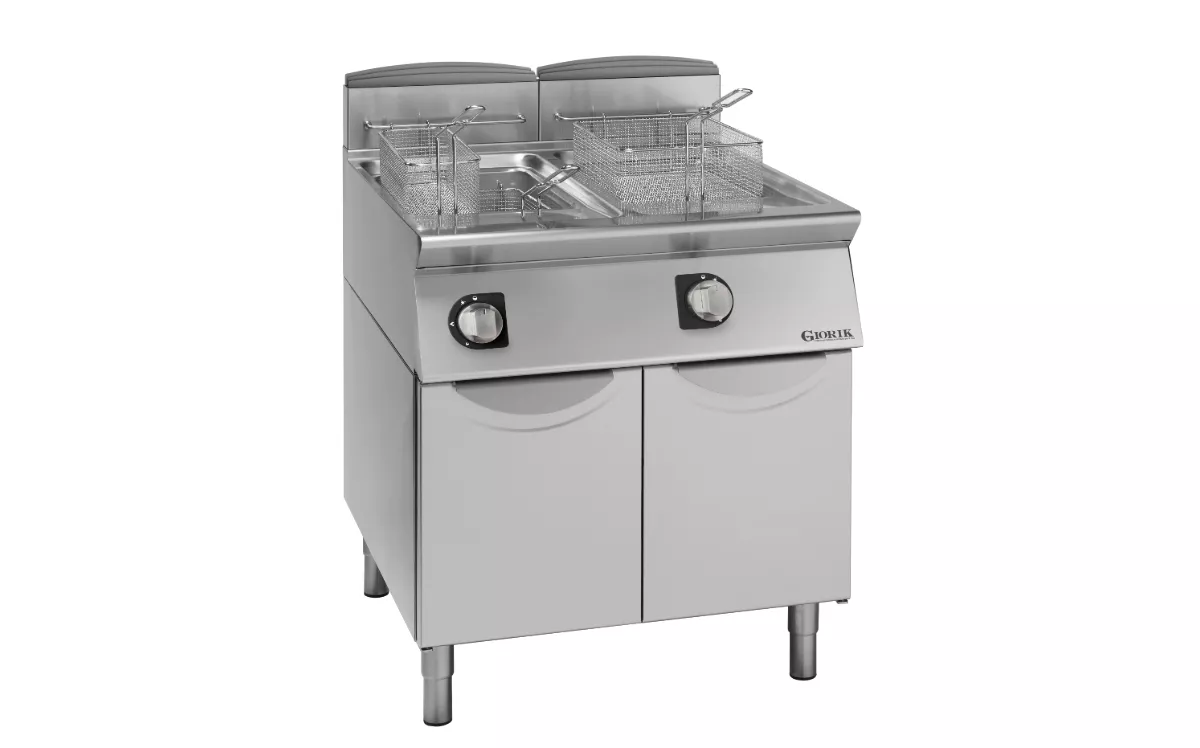 GAS FRYER - 13+13L. GAS FRYER - 13+13L.