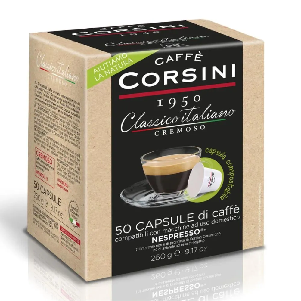 Кафе капсули Corsini Classico Italiano Cremoso