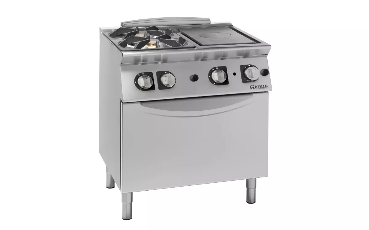 Солид топ газ и котлони газ - 2 горелки, фурна газ - GN 2/1