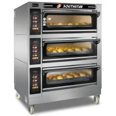 Електрическа пекарна с 3 камери за 9 тави - дигитално управление YXD-90CI_0