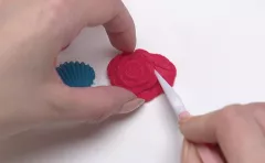 Fondant decoration mold - roses_4