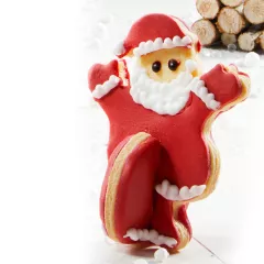 Комплект 9бр. 3D форми за рязане на тесто “Дядо Коледа пристига“_3