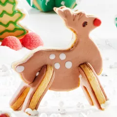 Комплект 9бр. 3D форми за рязане на тесто “Дядо Коледа пристига“_5