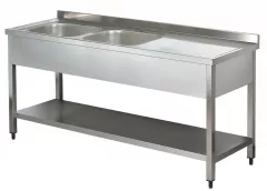 Work_tables_with_2_sinks 40х40х25cm._and_shelf_with_upstand_0