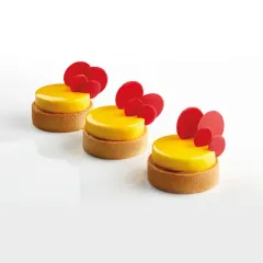 Форма за 24бр. сладки - кръг, силикон. Размер на сладка: 7,4х15см, капацитет - 65мл_2